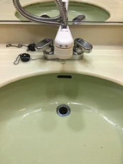 洗面　水栓交換