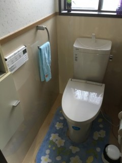 クッションフロア張替・トイレリフォーム (2)